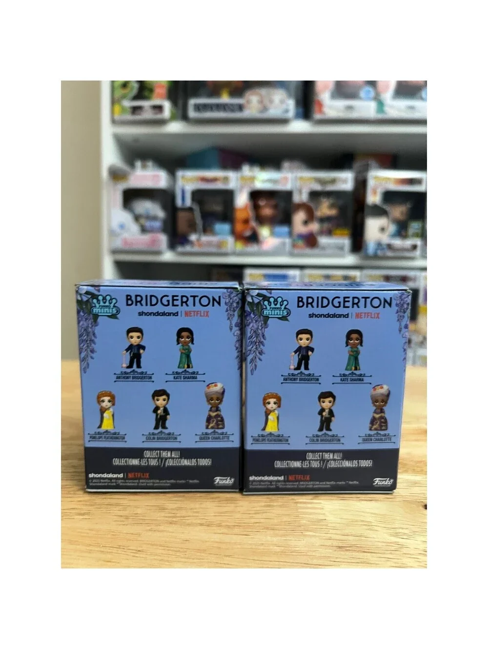 EXC Kate Sharma & Anthony Bridgerton Funko Minis Vinyl Figurine TV Television